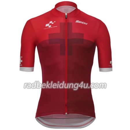 Rotes Radtrikot kurzarm 2018 Tour de Suisse